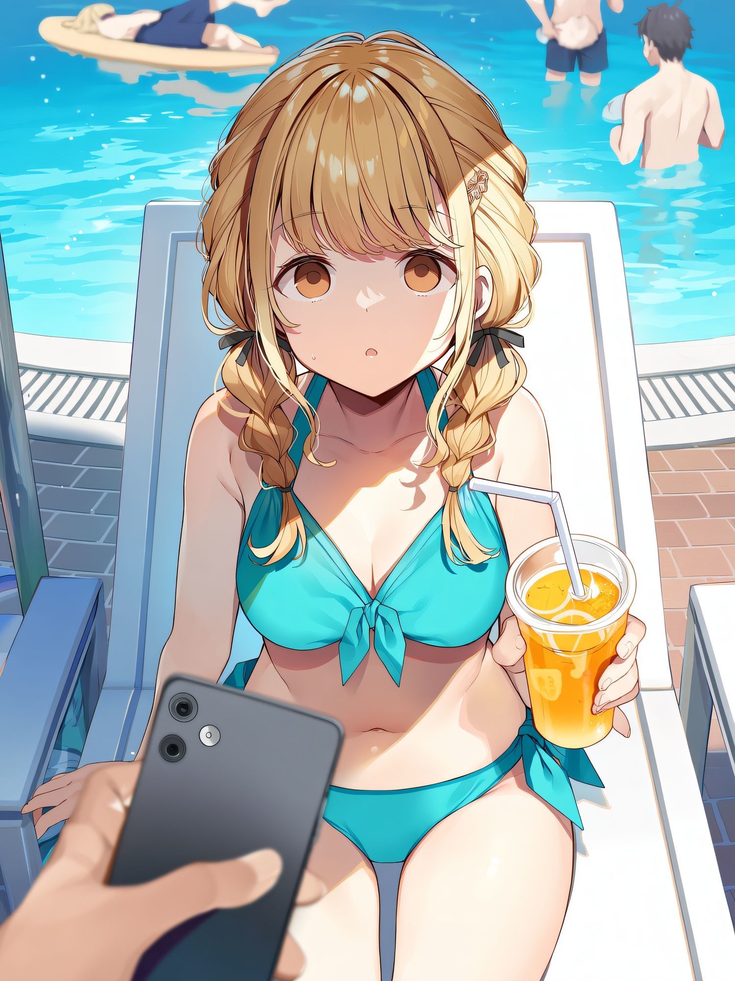 プールで見つけたアイドルに意識あり催◯かけて犯してみた〜藤◯ことね〜 サンプル画像3