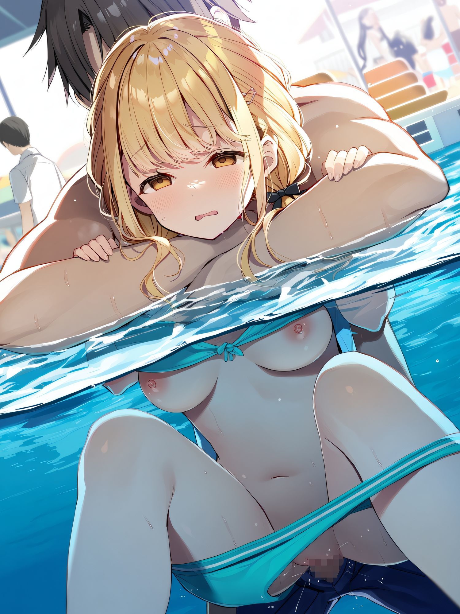 プールで見つけたアイドルに意識あり催◯かけて犯してみた〜藤◯ことね〜 サンプル画像4