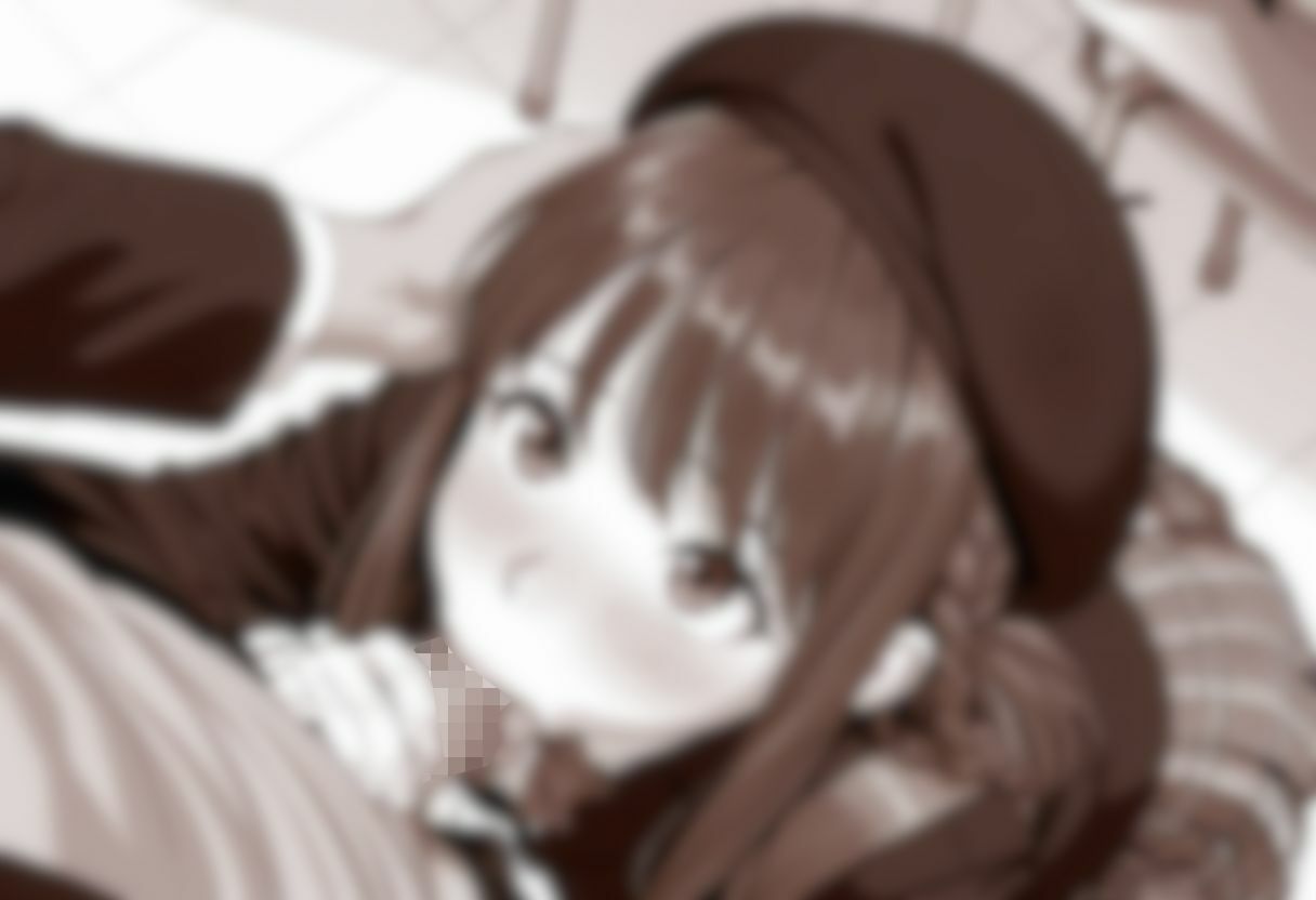 ベレー帽を被った女子〇生の縞パンとフェラ サンプル画像8