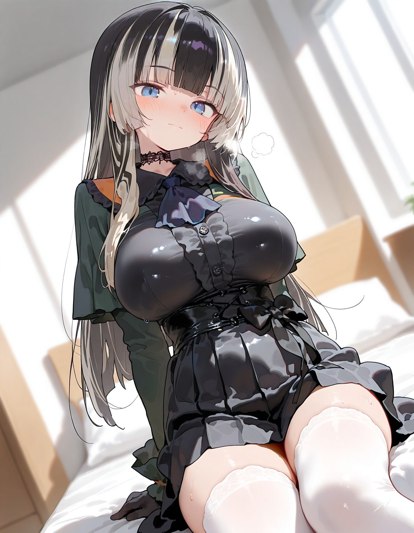 ホ○ライブ儒烏風亭らで○孕ませえっち サンプル画像1