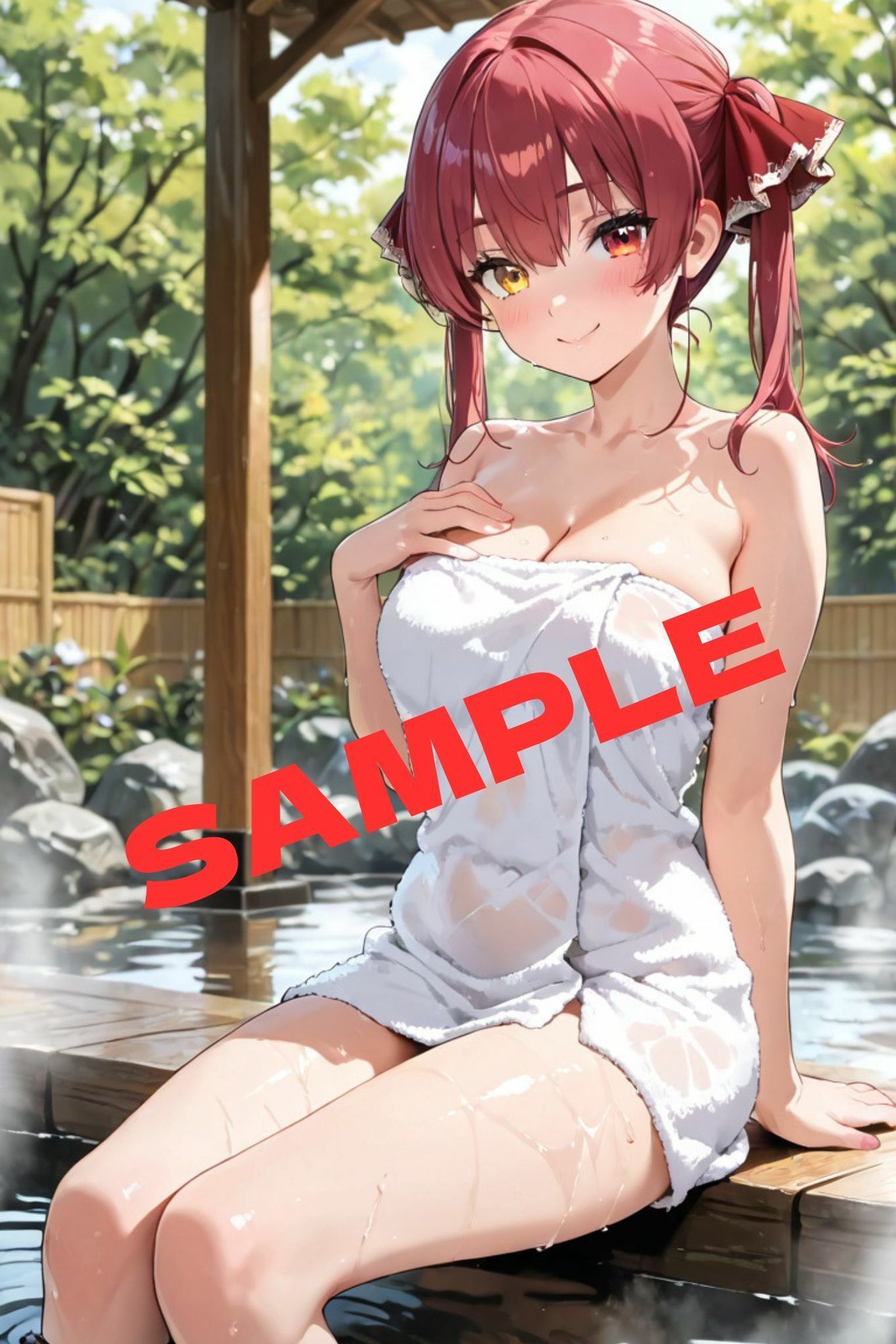 ホロメン イチャラブ中出し温泉旅行 サンプル画像1