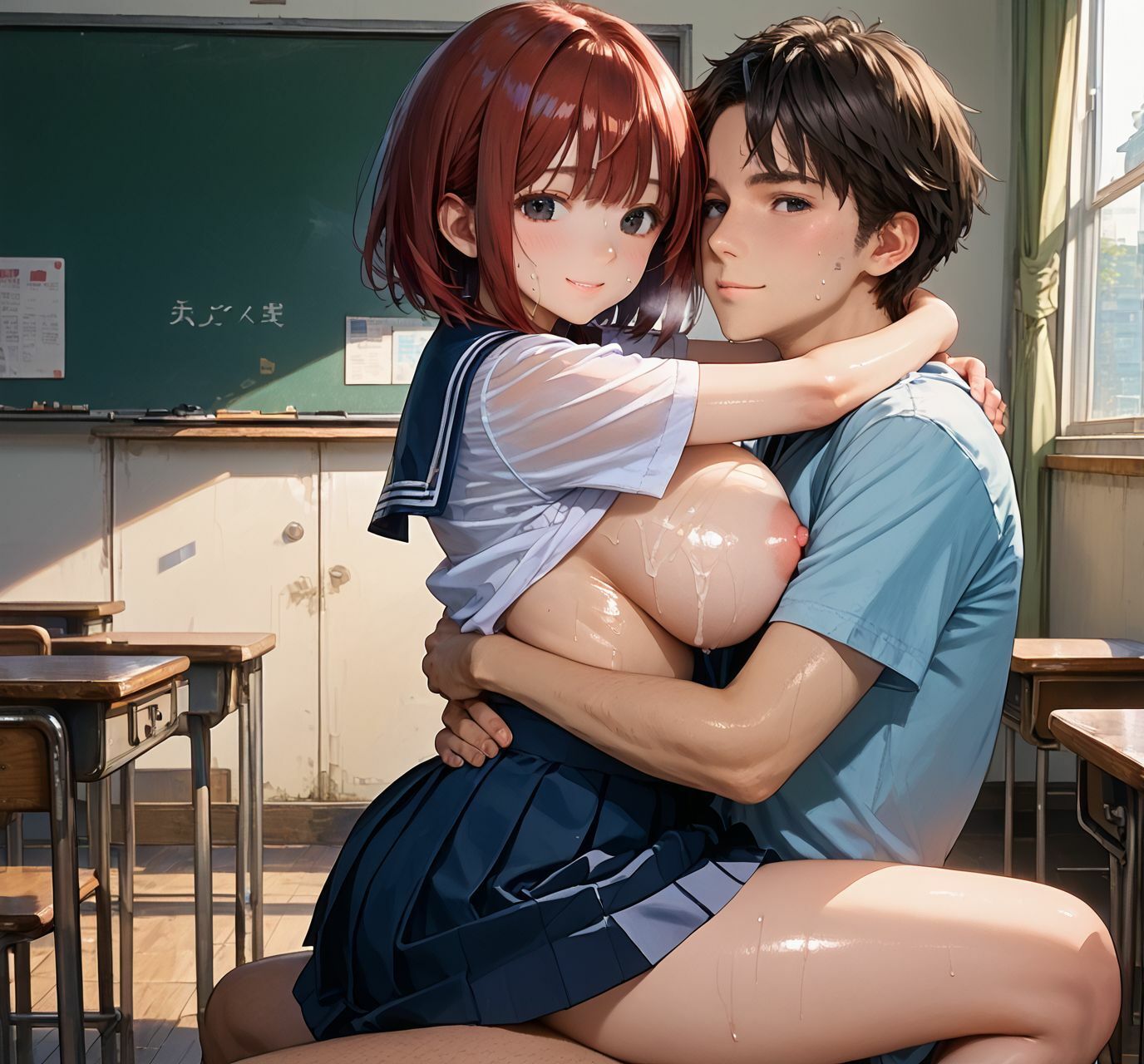 ボクらと巨乳女子校生たちとのイチャラブ学園生活  Vol.2 サンプル画像7