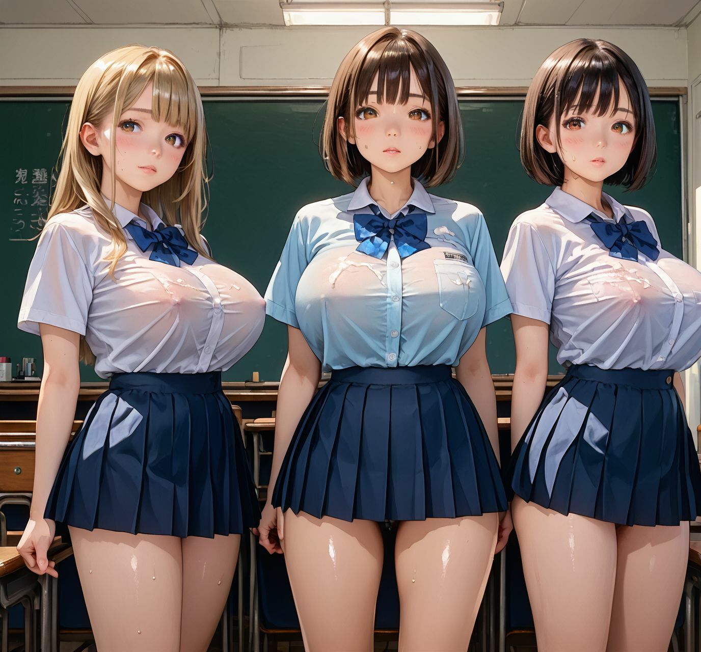 ボクらと巨乳女子校生たちとのイチャラブ学園生活 Vol.5 サンプル画像4
