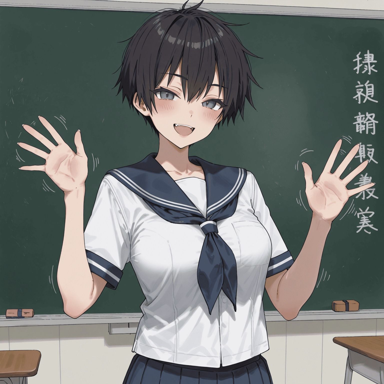 ボーイッシュちゃんとラブホテルでえっち サンプル画像1