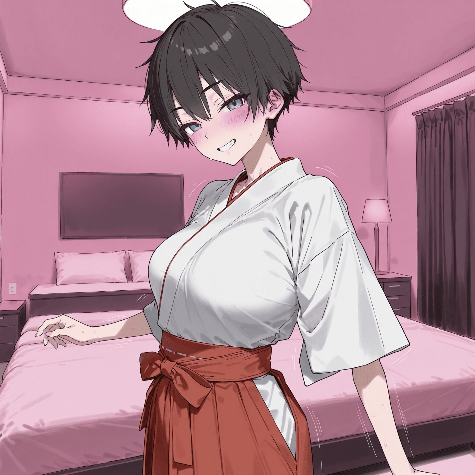 ボーイッシュちゃんとラブホテルでえっち サンプル画像7