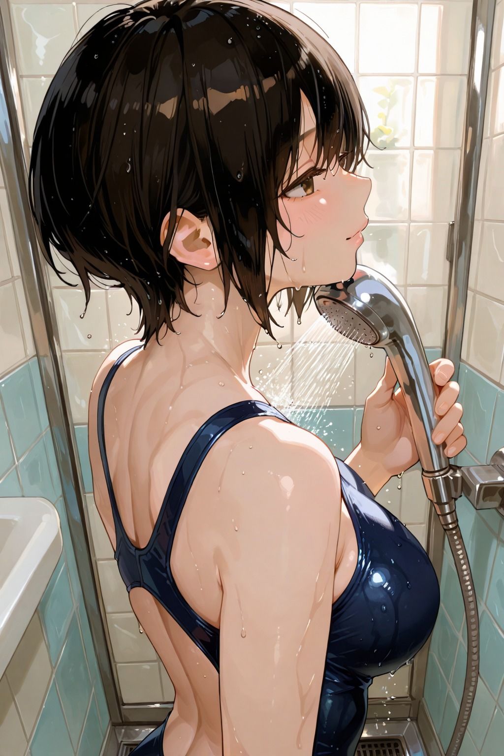 ボーイッシュな妹とお風呂に入って中出ししてしまった サンプル画像6
