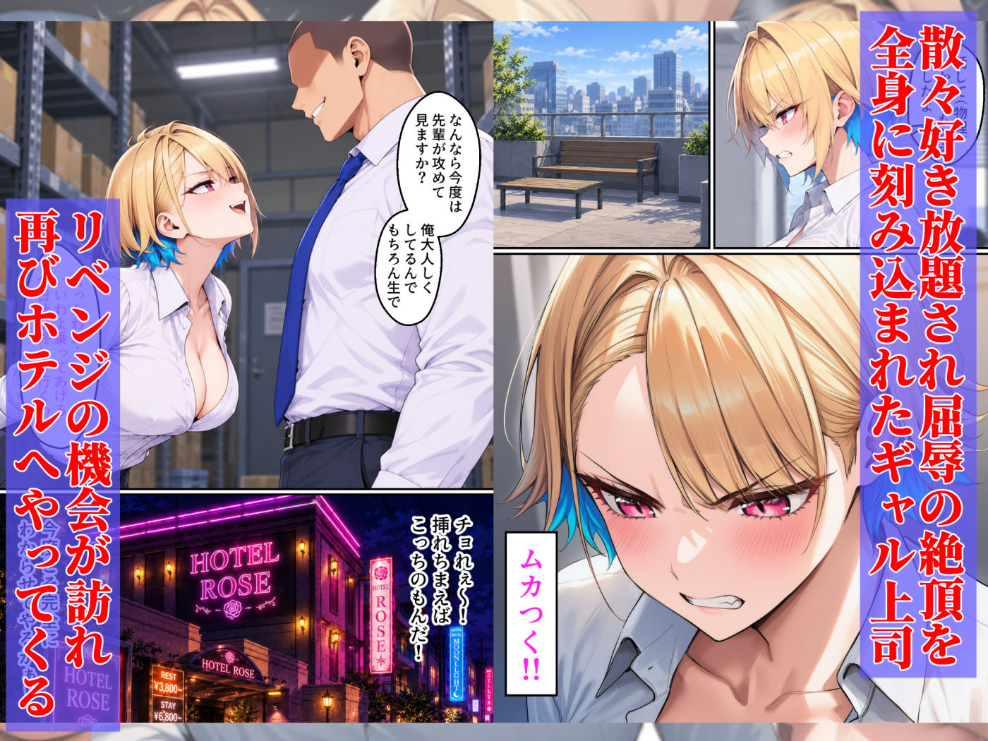 ボーイッシュな年下ギャル上司を徹底的にわからせる話 サンプル画像8