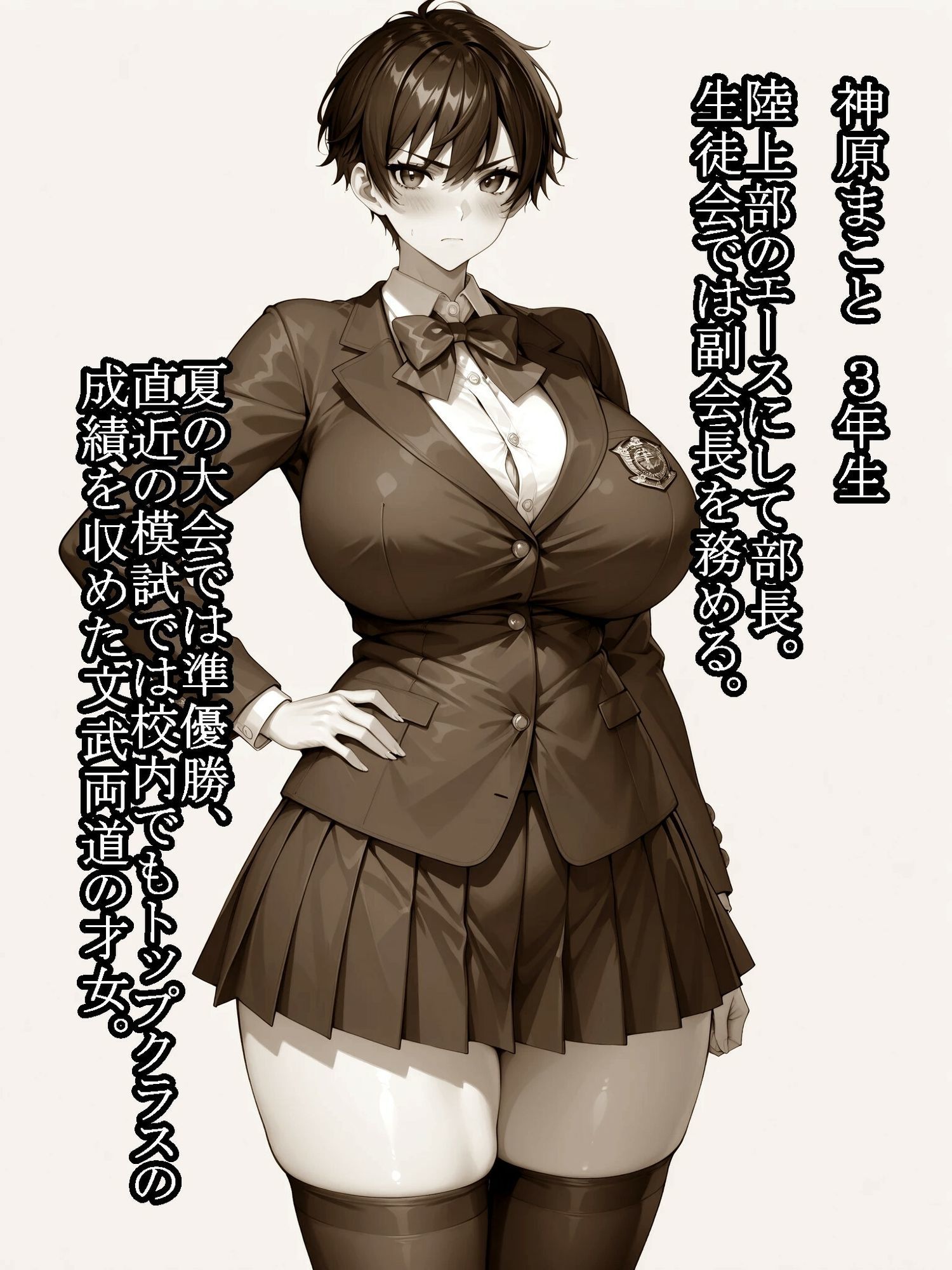 ボーイッシュな彼女を肉便器に堕とすまで サンプル画像1