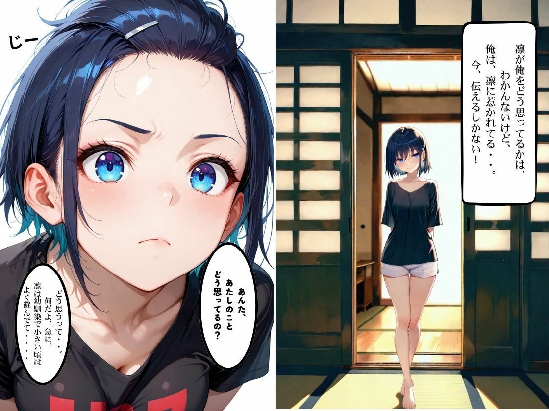 ボーイッシュ爆乳さらし幼馴染とふたりきりで過ごす夏休み さらしで隠れていた爆乳を思う存分、堪能してやった サンプル画像8