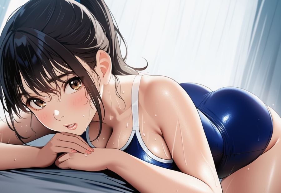 ポニーテールとスクール水着総集編 サンプル画像4