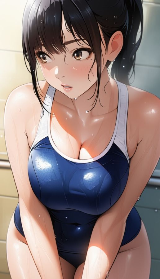 ポニーテールとスクール水着総集編 サンプル画像5