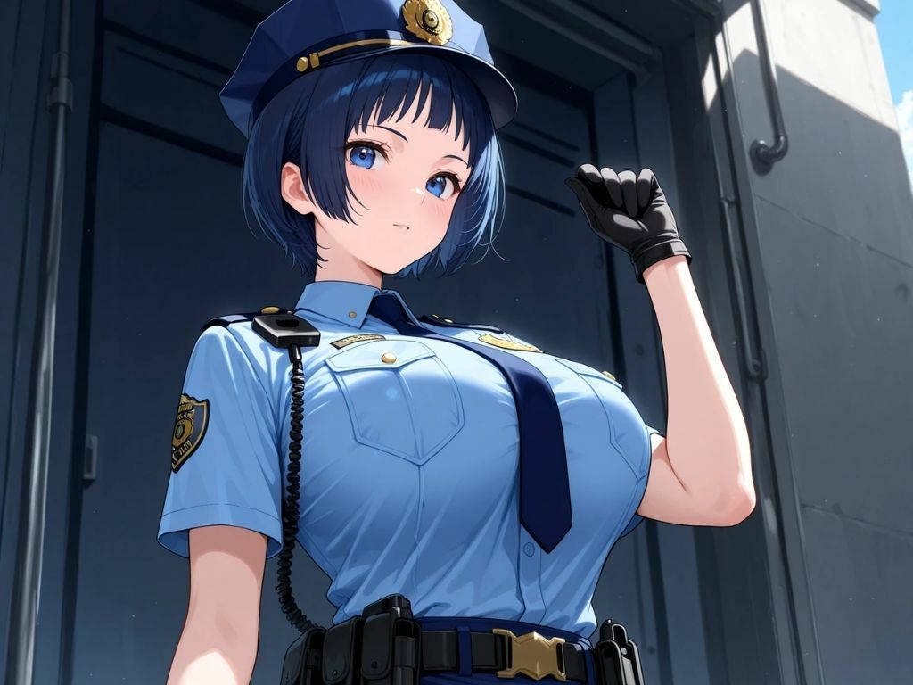 ポリス美女で、ひとぬきっ サンプル画像1