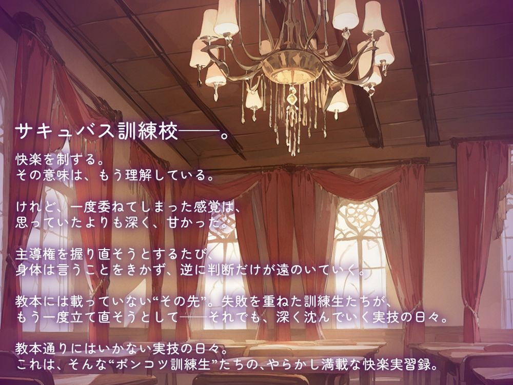 ポンコツなサキュバスは快楽に屈する―訓練生のやらかし実技録―【その2】 サンプル画像1