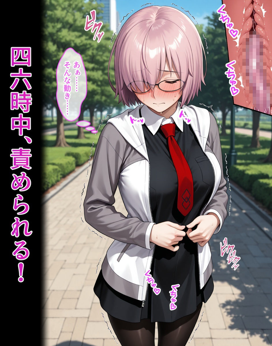 マ〇ュ・キリエ〇イト【イけばイくほど、成長する触手パンツ＆プラグとの一週間】 サンプル画像3