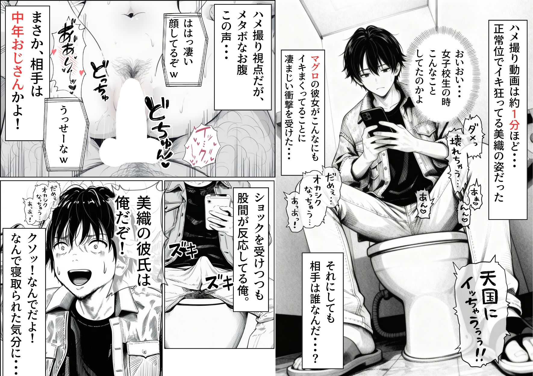 マグロだと思ってた俺の彼女、バ先の店長に超開発済みだった件 サンプル画像4