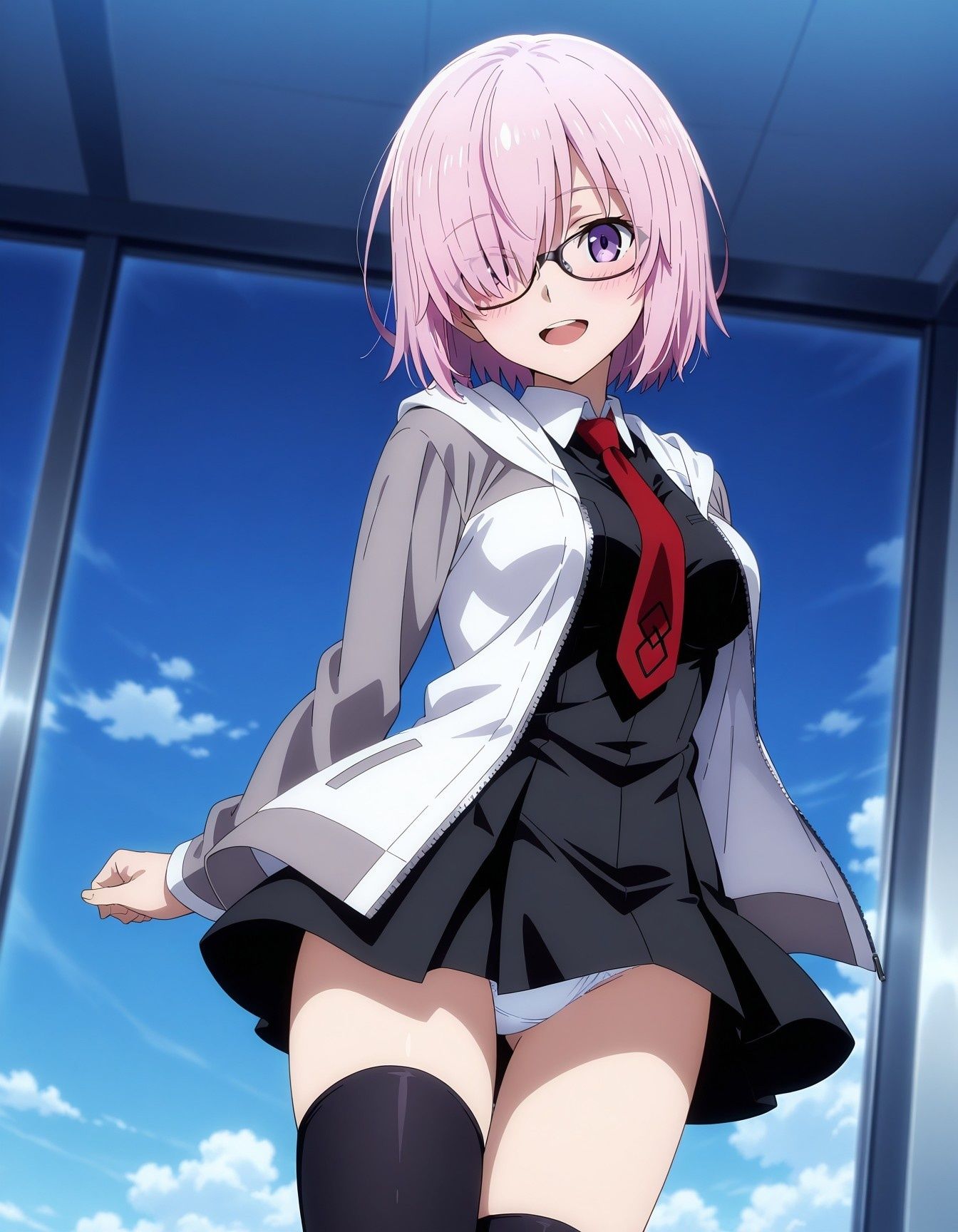 マシュと、いっぱいエッチなじかん（アニメ塗り） サンプル画像1