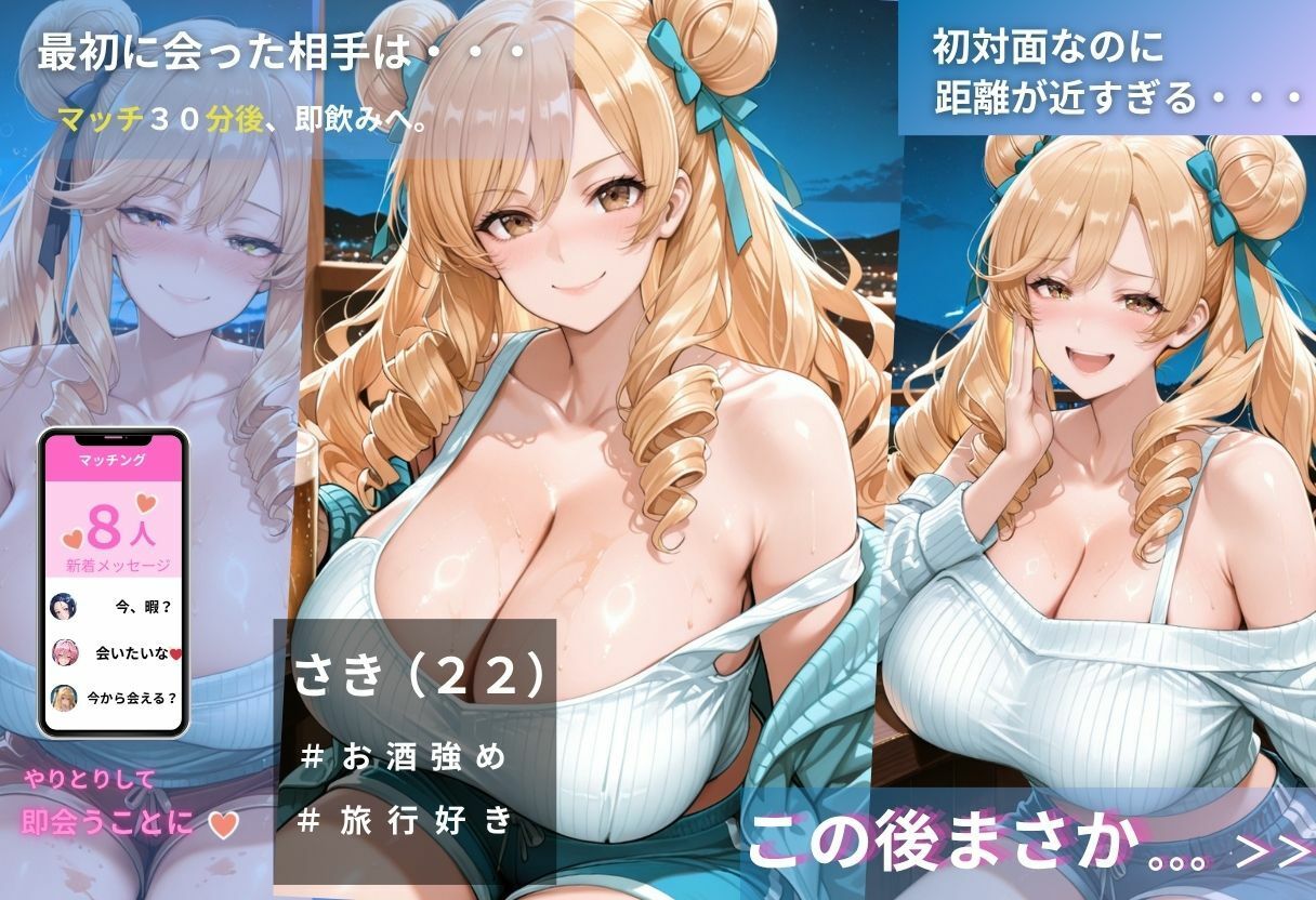 マッチングで会った女、全員即ホテル説 サンプル画像2