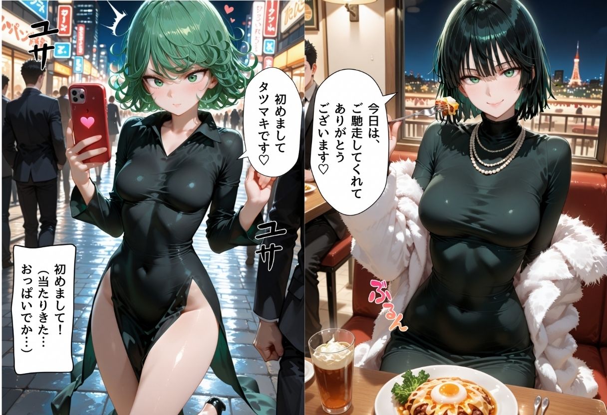 マッチングアプリで出会った美女をメス堕ちさせた話 ワ〇パンマン編 サンプル画像1