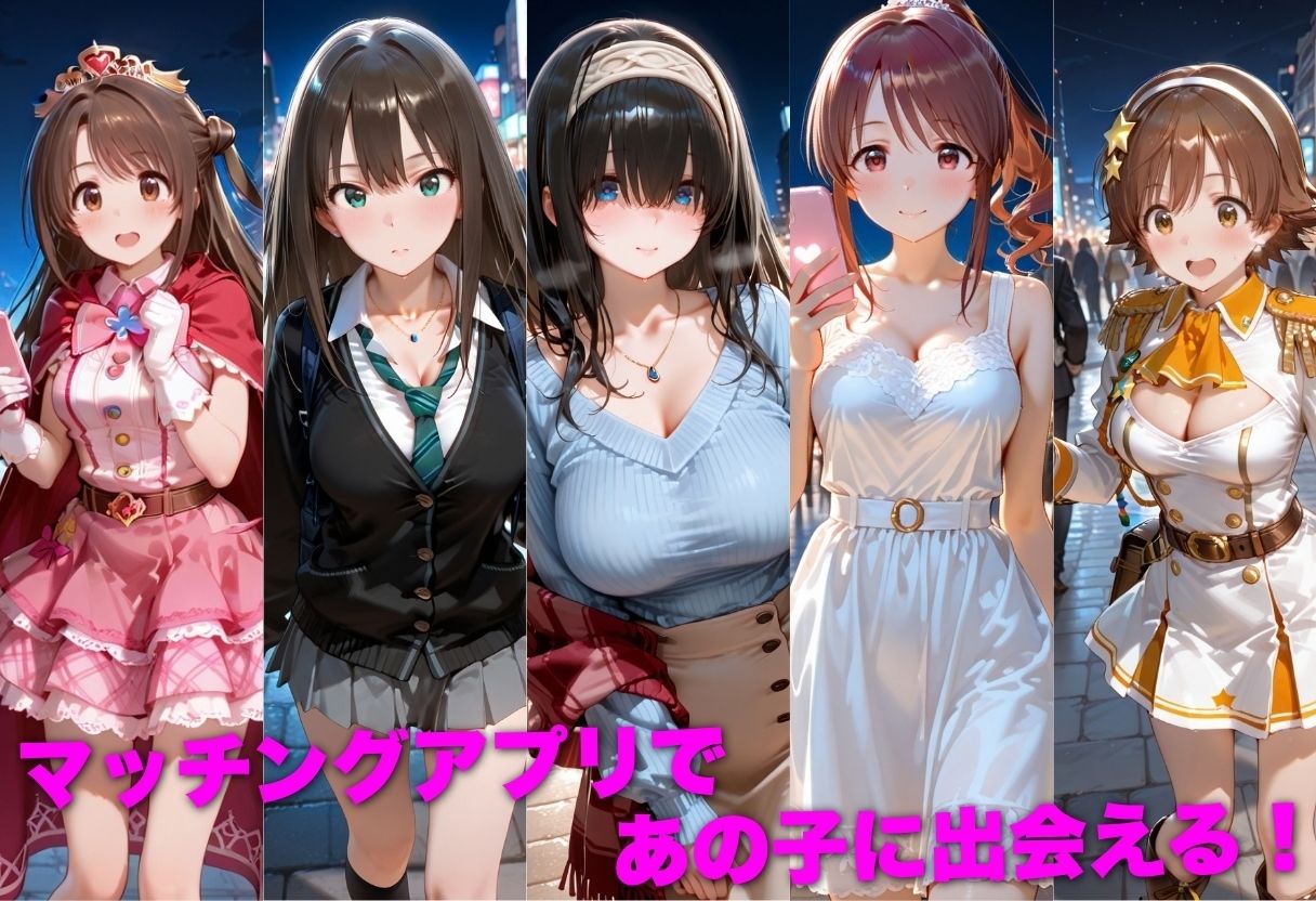 マッチングアプリで出会った美女を孕ませた話 ア●ドルマスター編 サンプル画像1