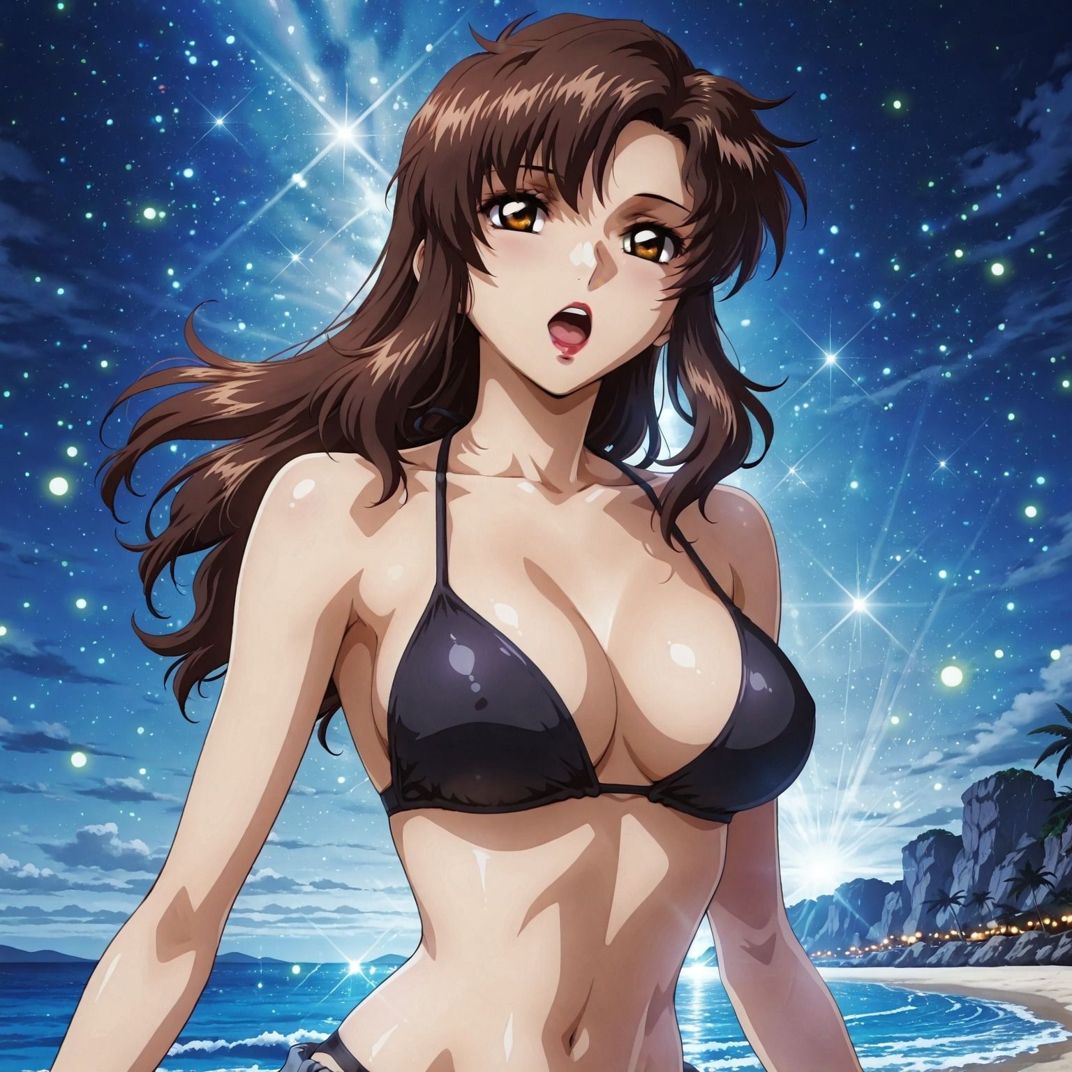 マリュー・〇ミアスと浮気夜デート編 サンプル画像1