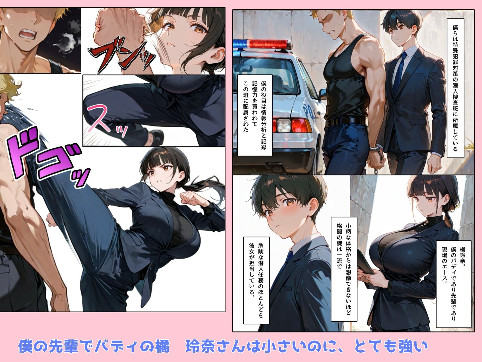 ミニマム爆乳捜査官玲奈 サンプル画像2