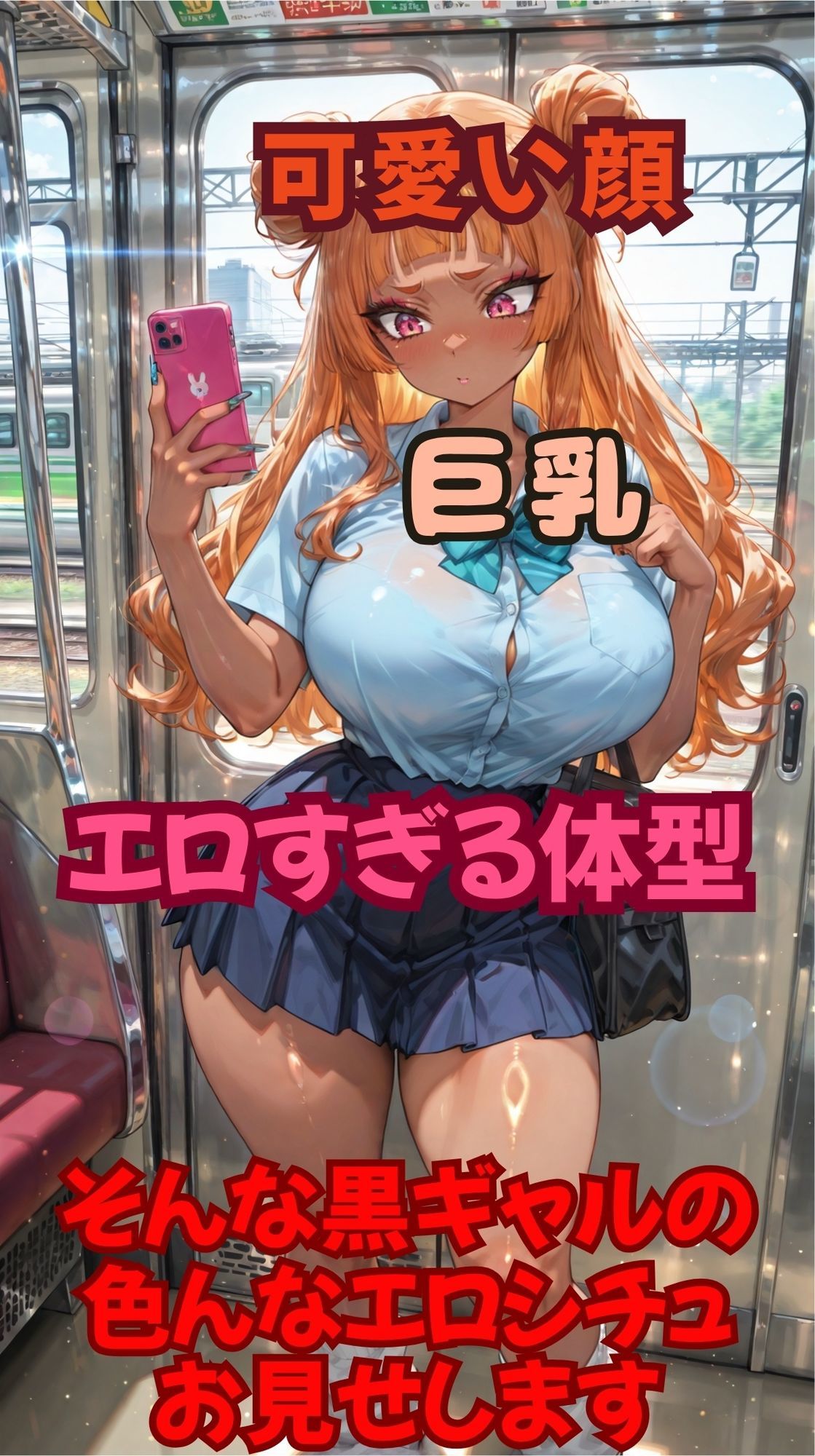 ムチムチ黒ギャルの普段のスガタとエロシチュ サンプル画像2