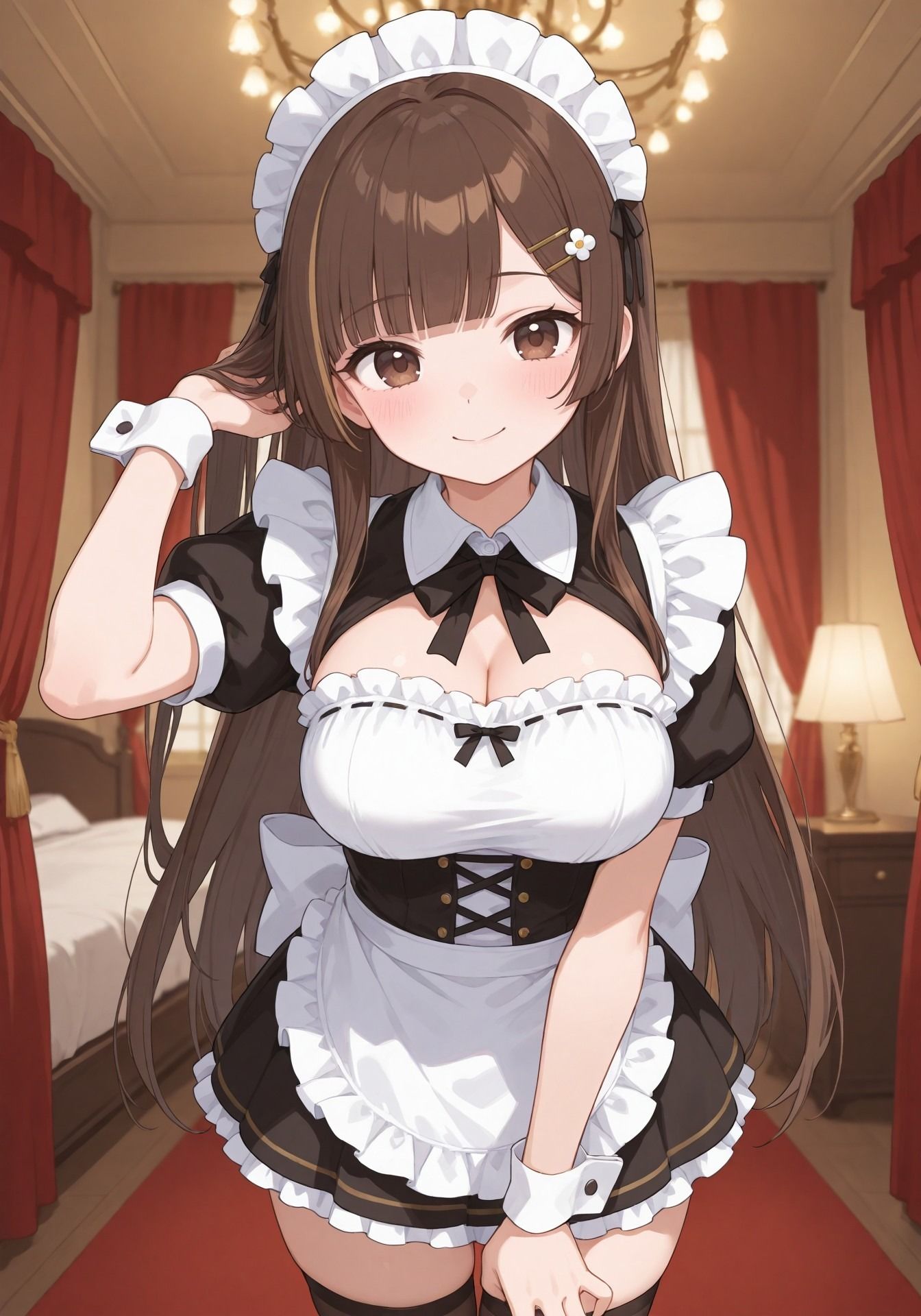 メイドのヒメと、ふたりきりの夜。〜ふえらむねCG集 vol.2〜 サンプル画像1