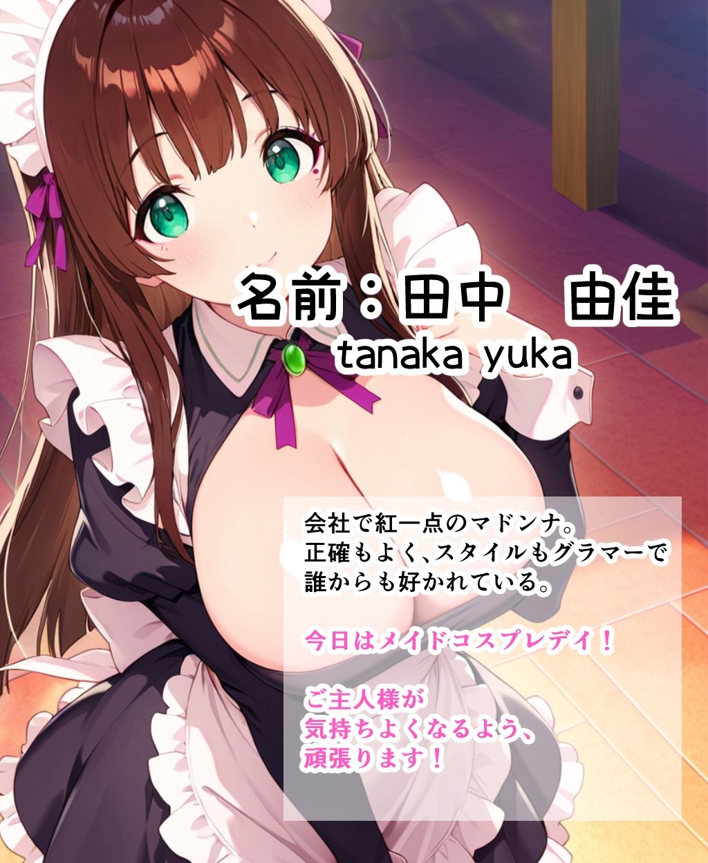 メイドプレイをしたら命令されて中出しH サンプル画像6