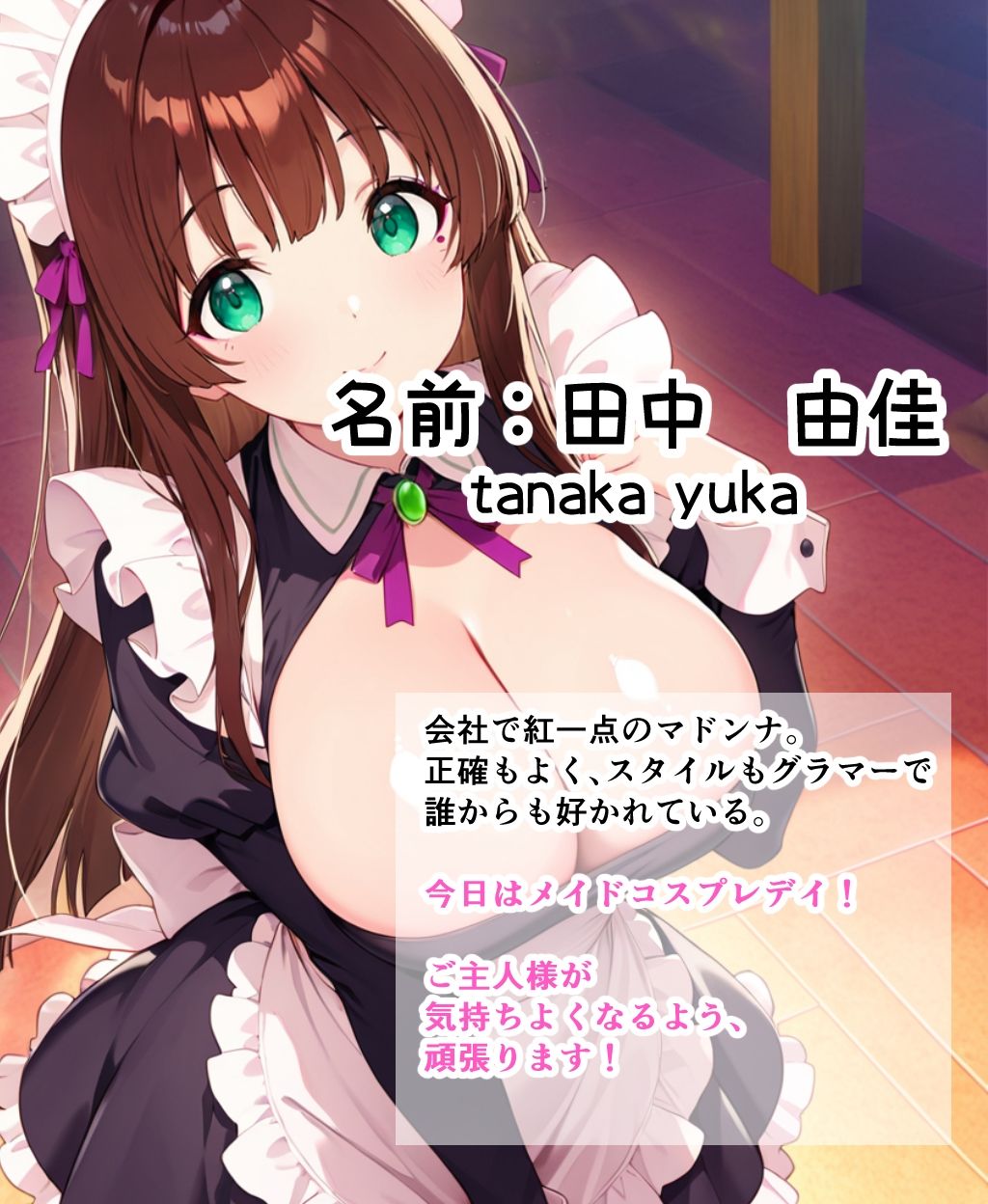 メイドプレイをしたら命令されて中出しH サンプル画像8