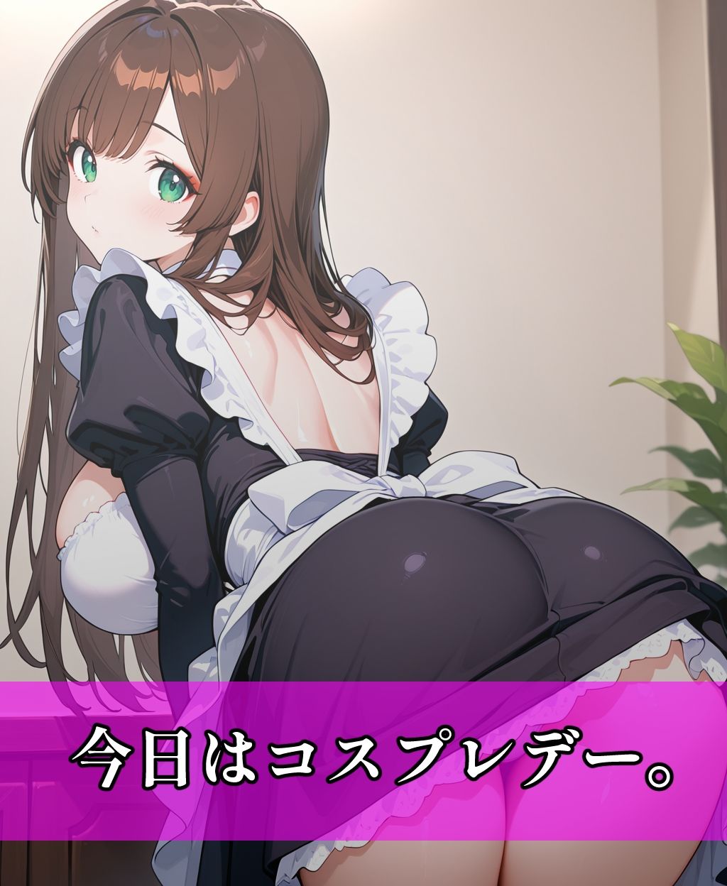 メイドプレイをしたら命令されて中出しH サンプル画像9