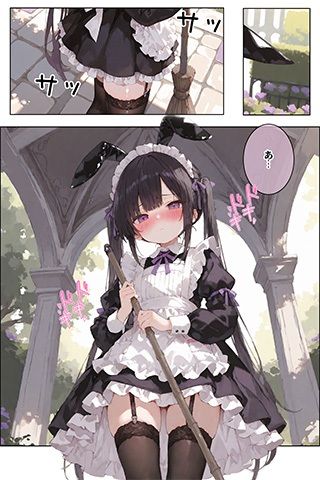メイド（♂）？のお仕事 サンプル画像1