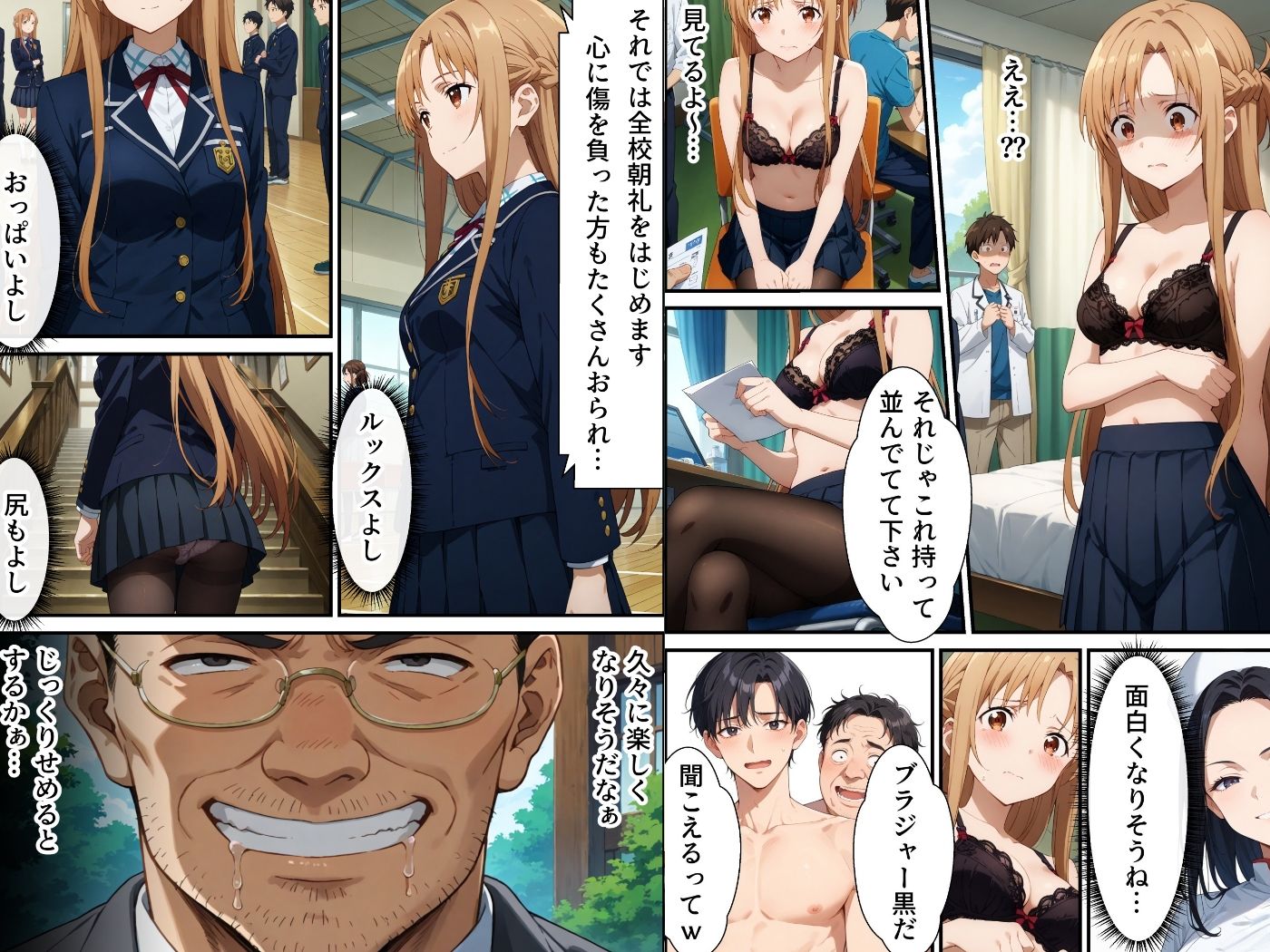 ヤリチン教師の餌食になる発情期ヒロインズ総集編 サンプル画像2