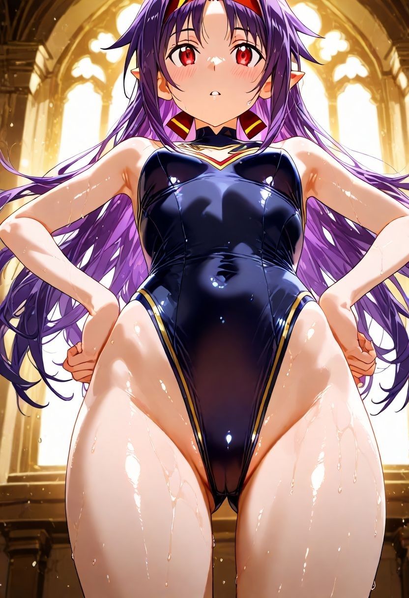 ユ〇キの性処理日記 〜無敗の少女がシステム強●の快楽に沈むまで〜【CG集・500枚】 サンプル画像3