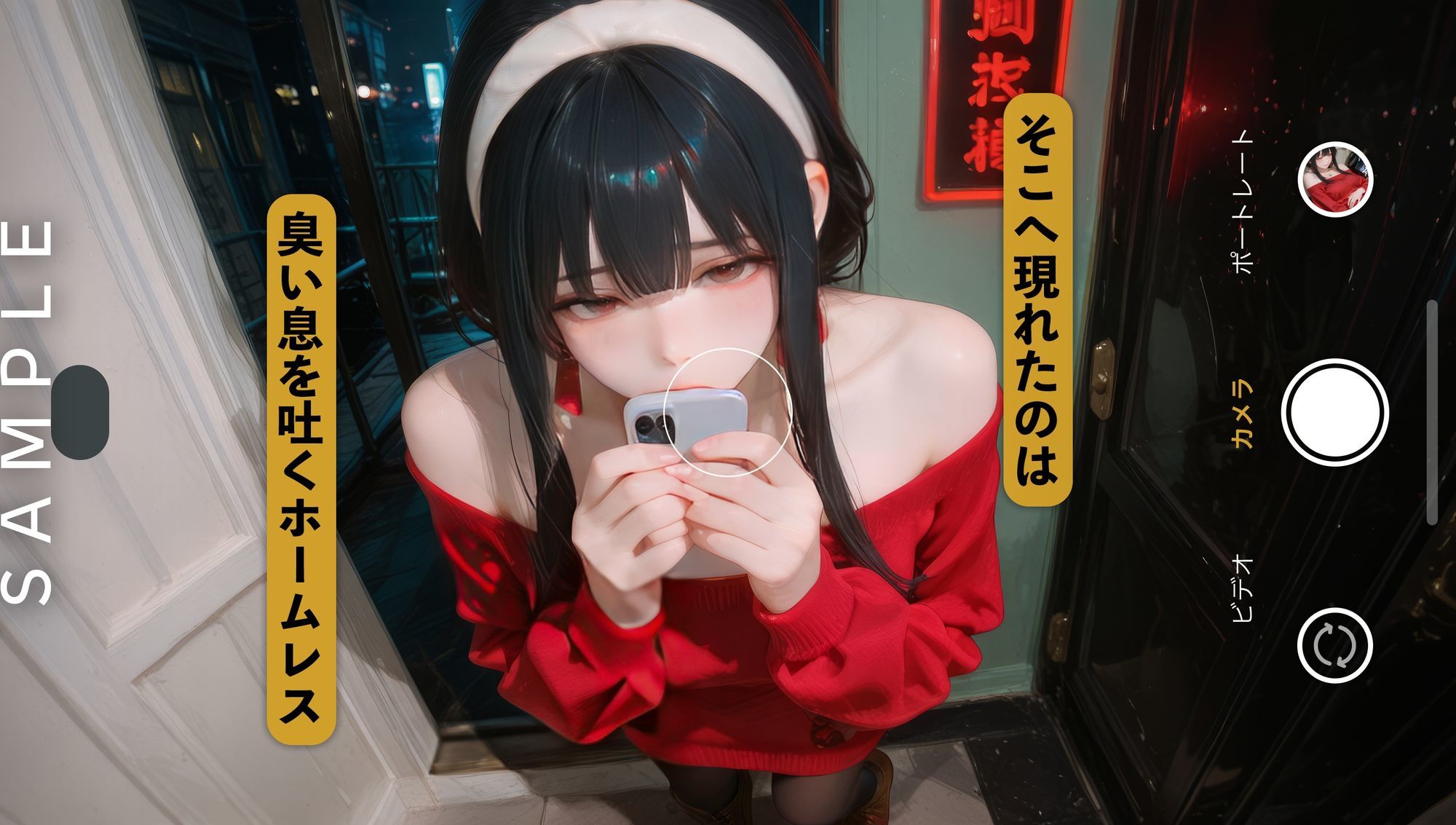 ヨル・フォージャー、立ちんぼ堕ち  最強の殺し屋にゴミ溜めで種付けセックス サンプル画像2