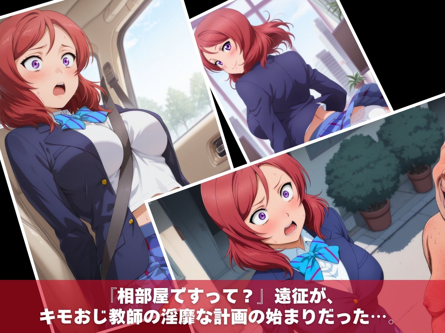 ラ●ライブ！肉便器アイドルプロジェクト〜キモおじ教師の肉便器育成計画〜 サンプル画像1