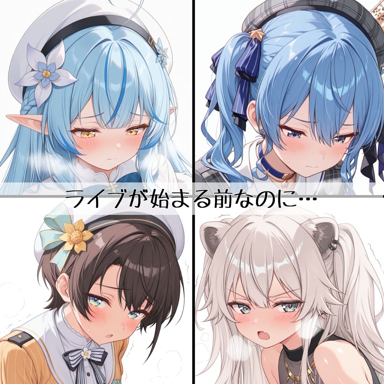 ライブ前に専属スタッフのあなたが「オナニー」の仕方を教えてしこしこが止まらなくなるVTuber サンプル画像2