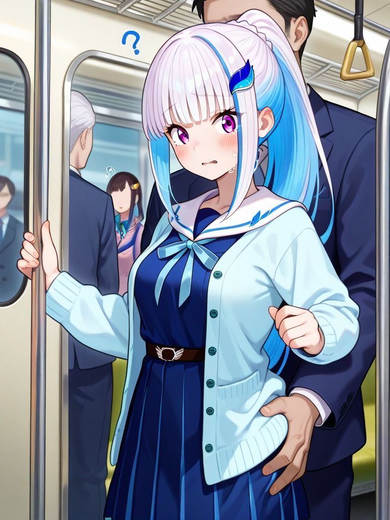 リ〇・ヘルエスタ 痴〇電車 サンプル画像1