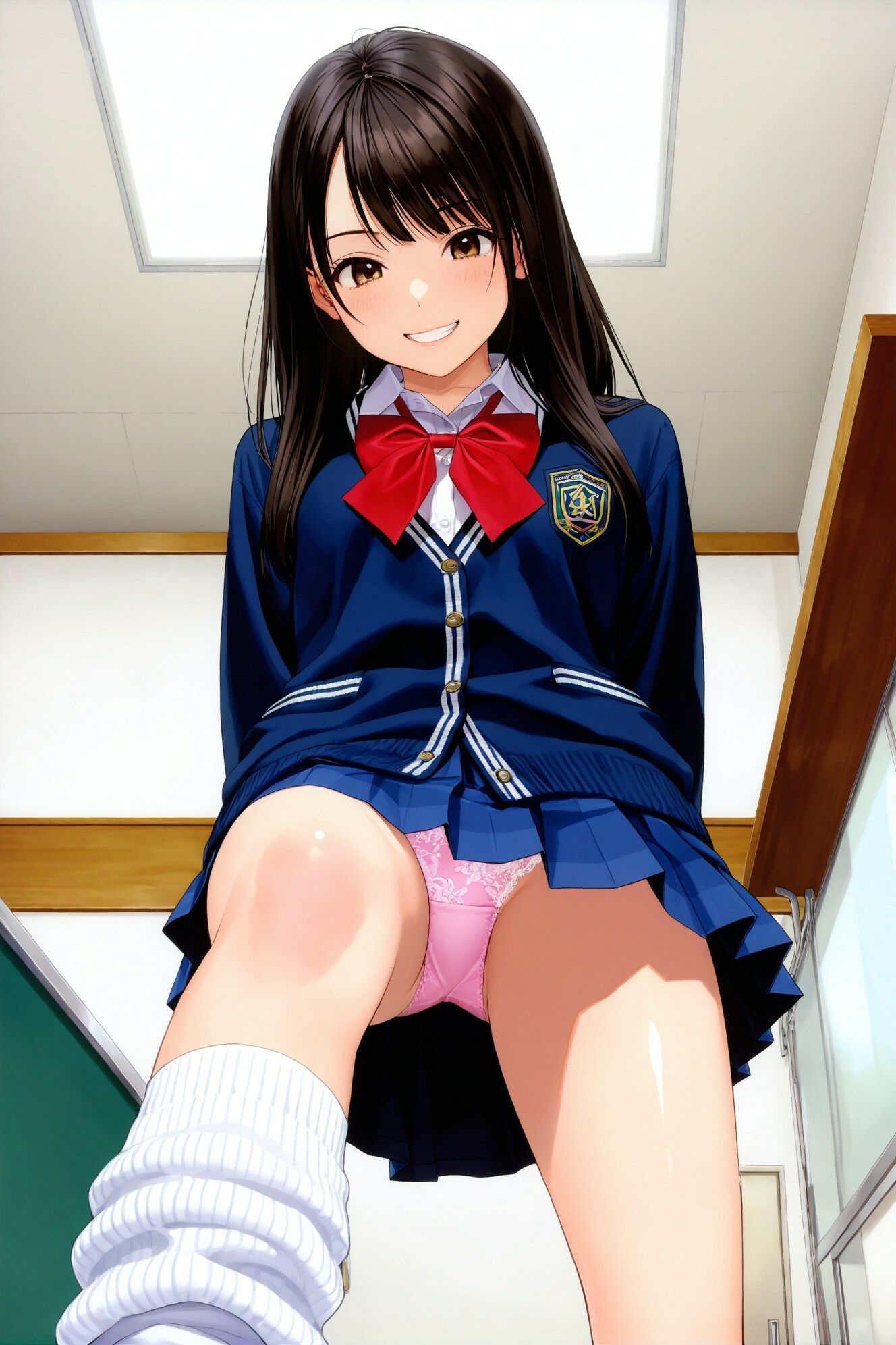 ルーズソックスJKの踏みつけパンチラ  Vol.2 サンプル画像1