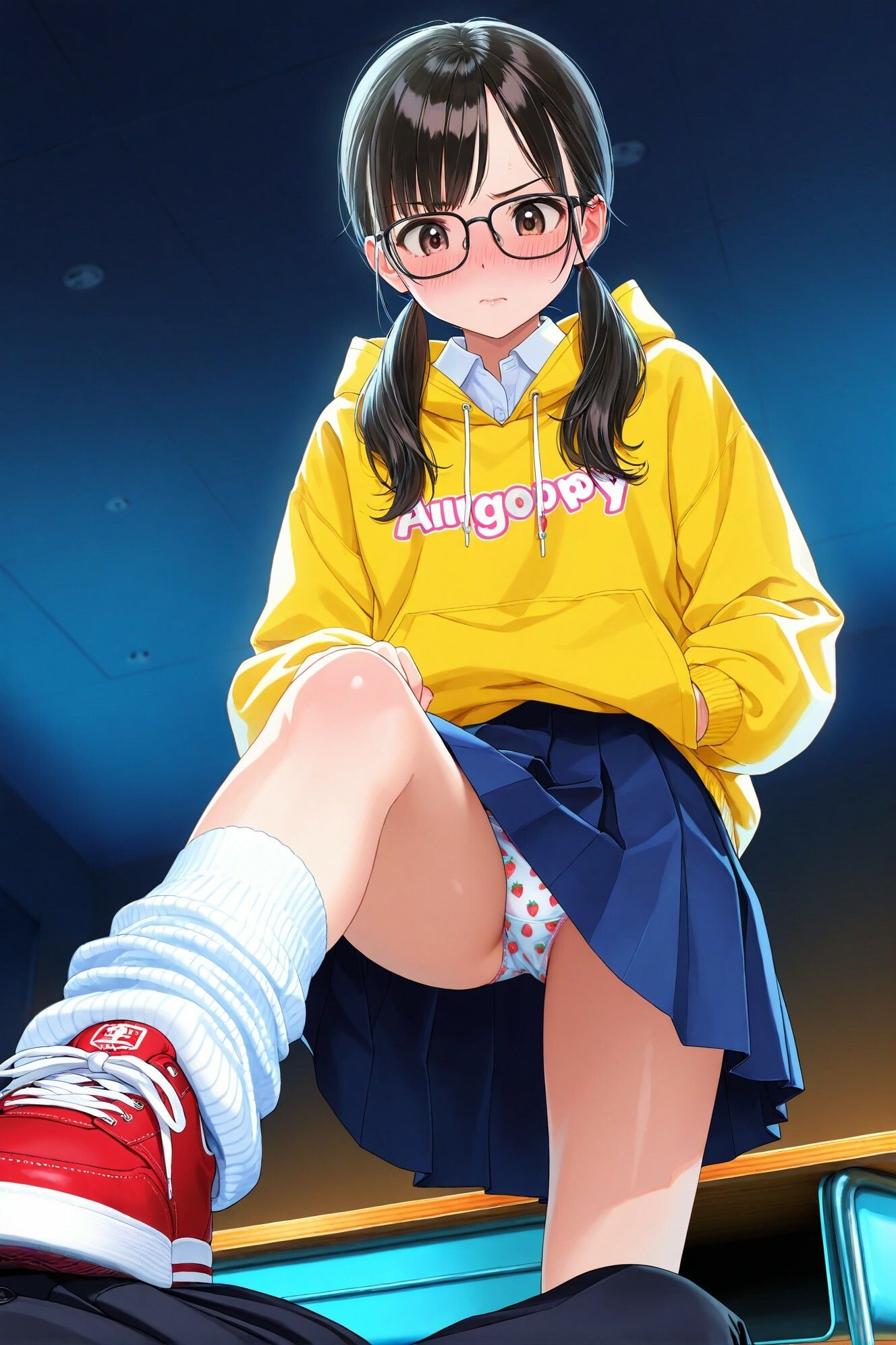 ルーズソックスJKの踏みつけパンチラ  Vol.2 サンプル画像8