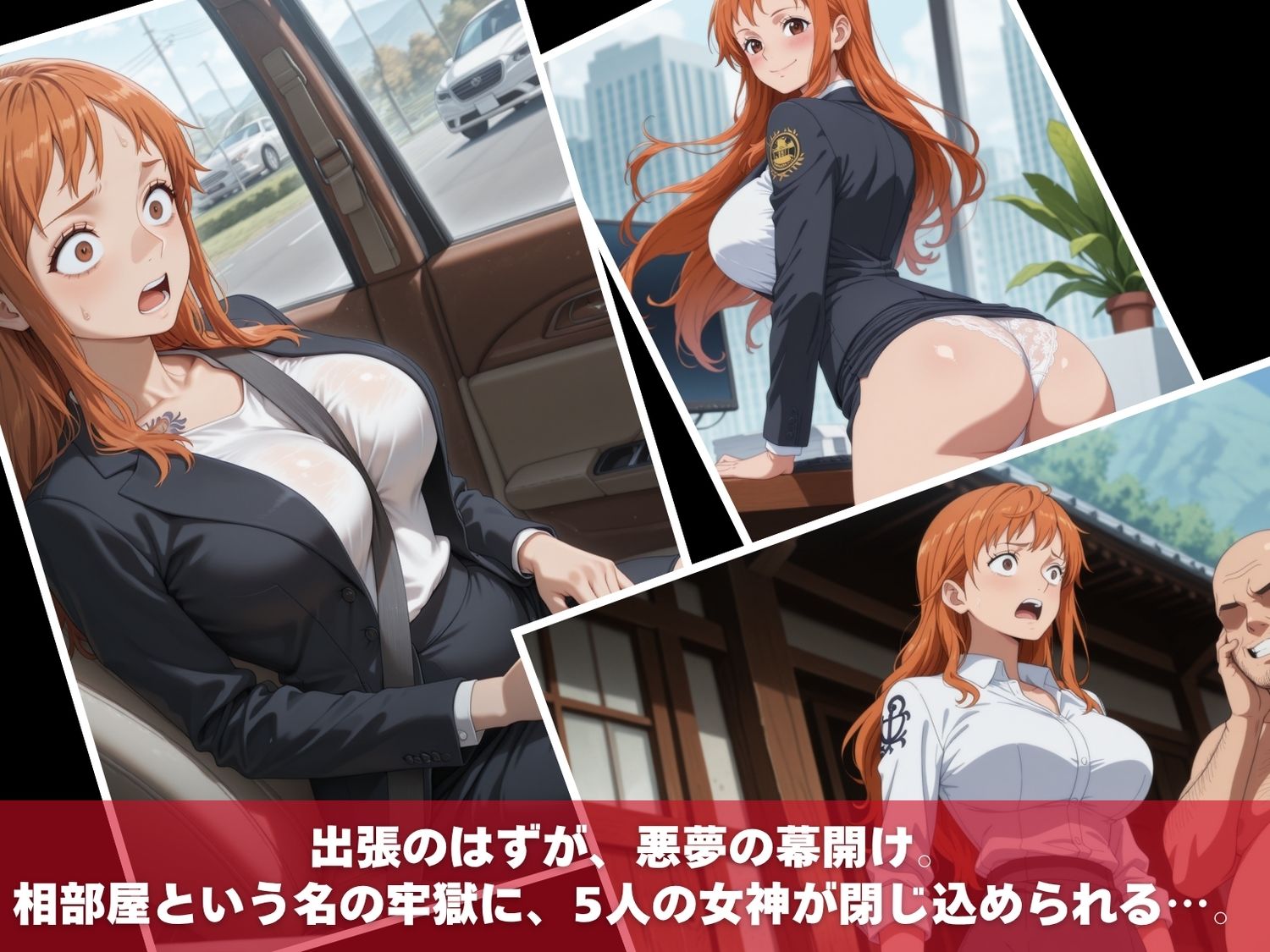 ワ●ピース温泉旅館の旅〜キモおじの肉便器海賊団〜 サンプル画像1