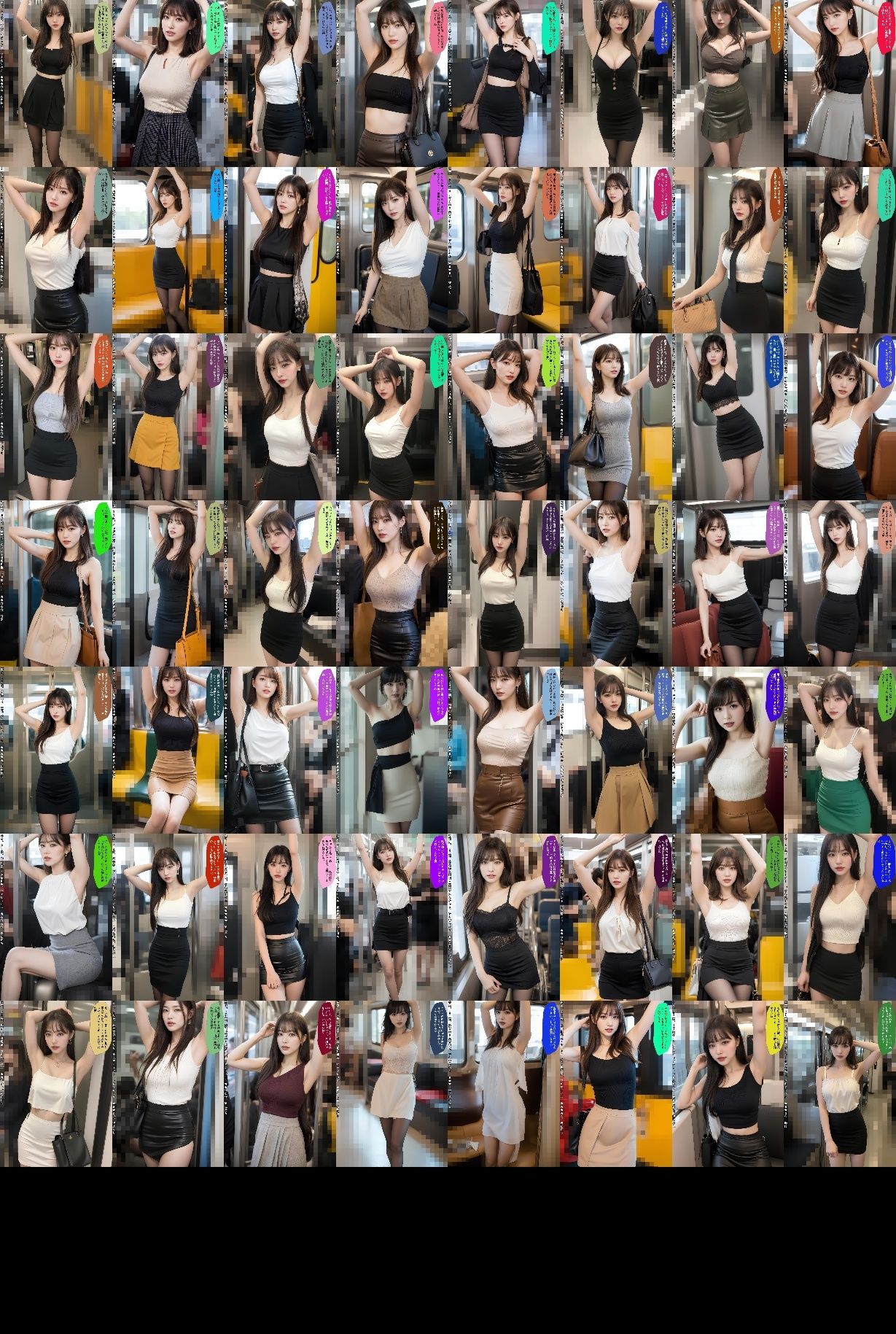 ワキミセ痴女電車 〜朝イチでヌかせてあげる〜 サンプル画像10