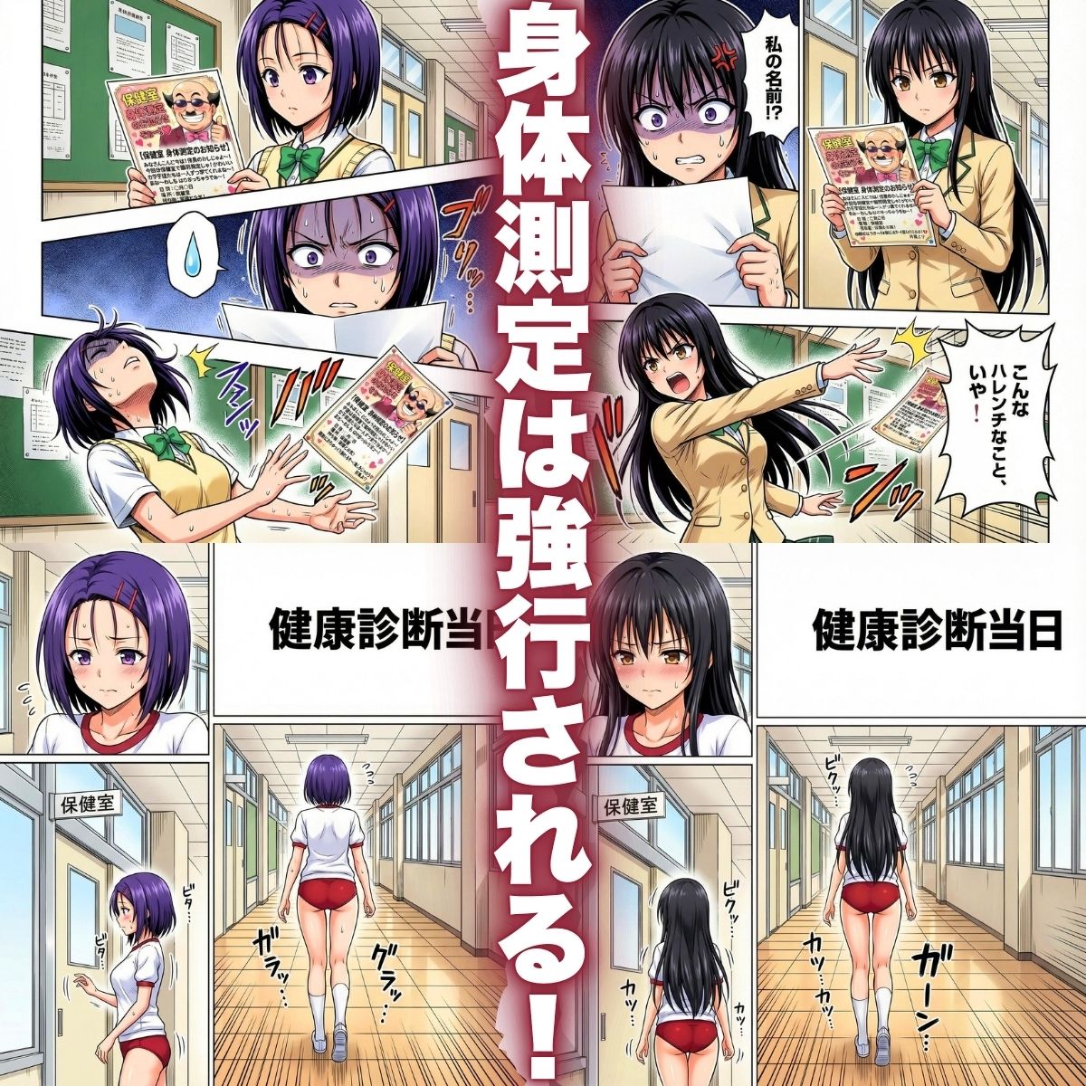 ワシ流 身体測定だよ〜ん HARU＆YUI編 サンプル画像6