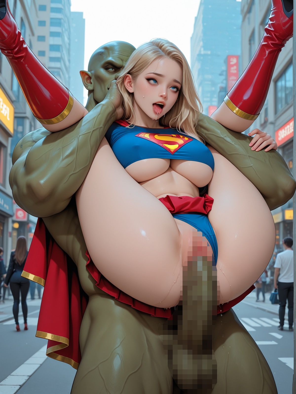 ヴィランに敗北スーパーヒロイン サンプル画像9