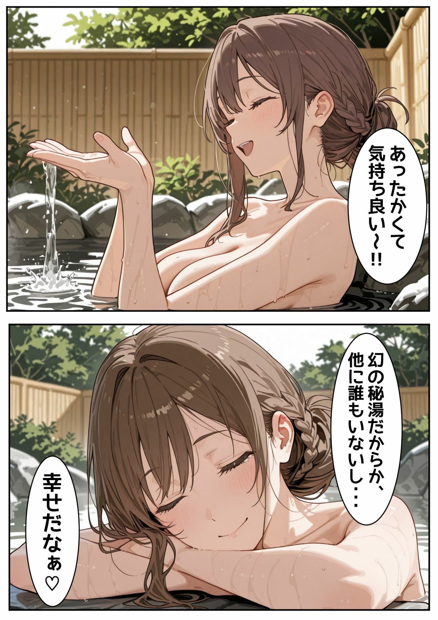 一人旅にはご用心！秘湯に潜む魔の手 サンプル画像1