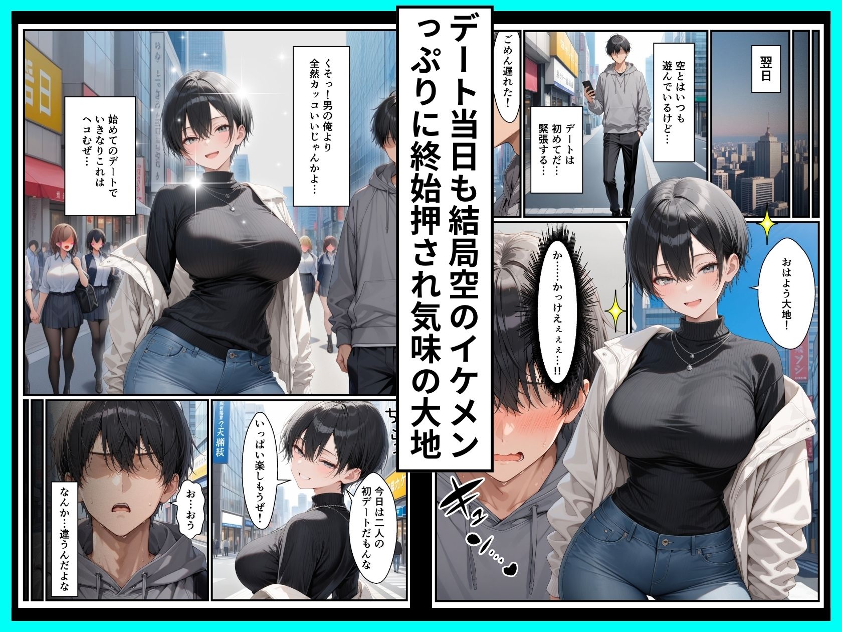 一週間後に学園の王子様な巨乳幼馴染とイチャらぶセックスする話 サンプル画像4