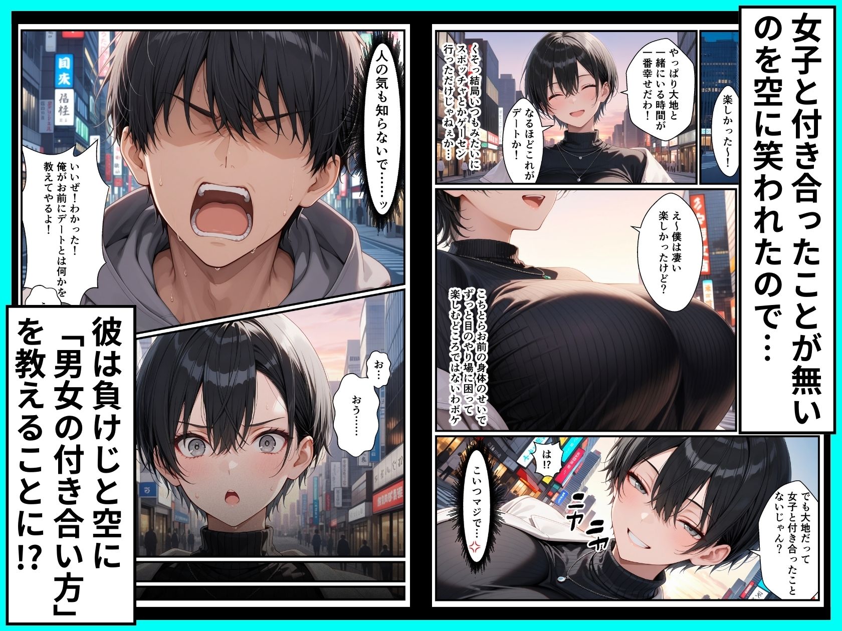 一週間後に学園の王子様な巨乳幼馴染とイチャらぶセックスする話 サンプル画像5