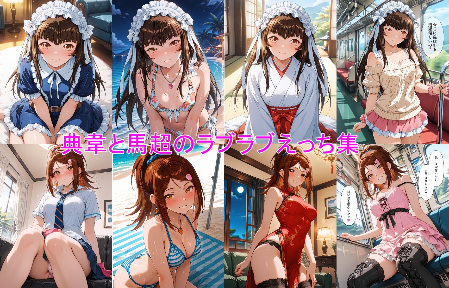 一騎〇千  典韋ちゃんと馬超ちゃんが大好き！ サンプル画像1