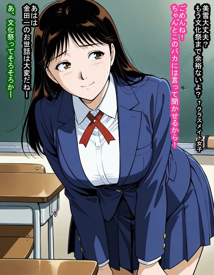 七瀬〇雪ちゃんが相思相愛の金田〇くんではなく教え子孕ませ教師のオナホになっちゃう話 サンプル画像5