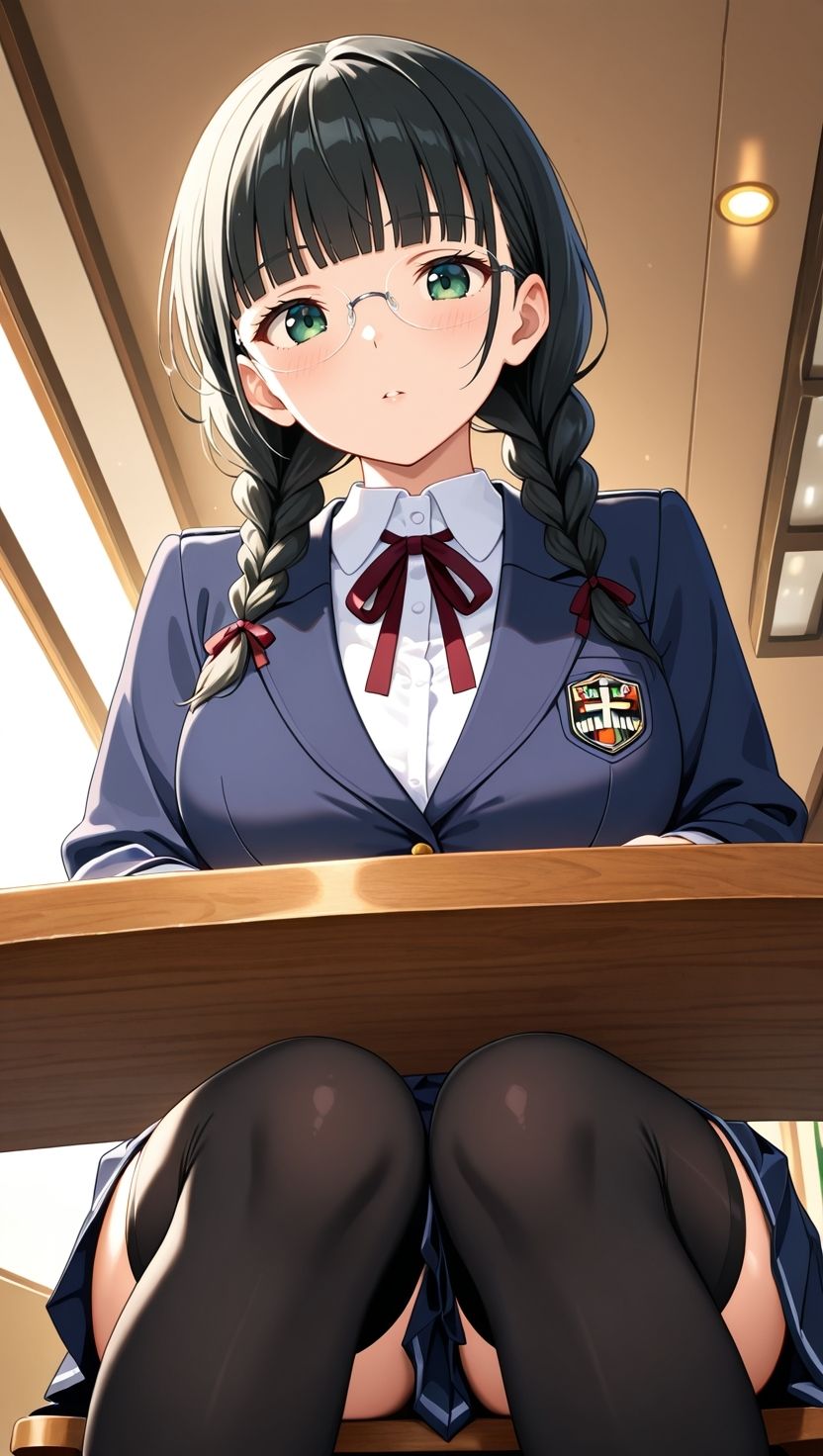 三つ編み優等生妹が兄に犯●れ快楽堕ち サンプル画像2