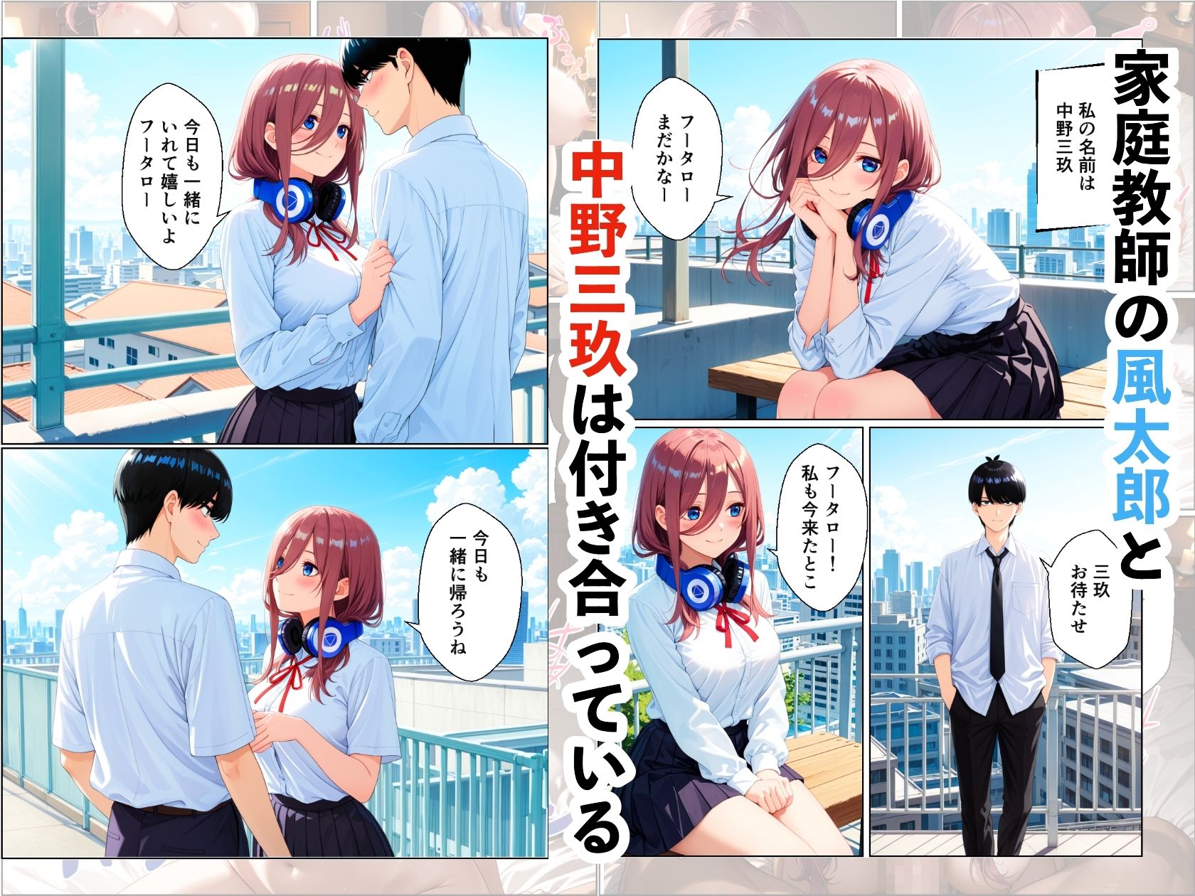 三玖寝取り調教〜パパ活がきっかけでメス堕ち〜 サンプル画像1